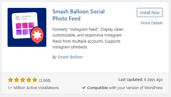 Smash Balloon plugin