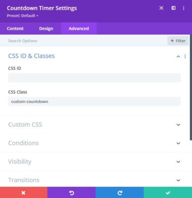 How to Create and style the Divi Countdown Timer Module