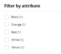 attribute filter