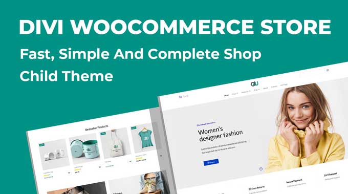 Divi WooCommerce Store