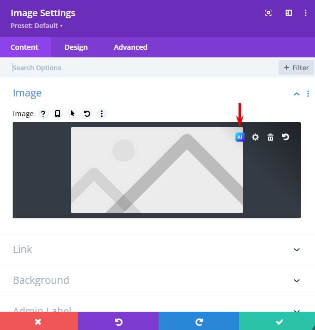 Generate a Divi AI image