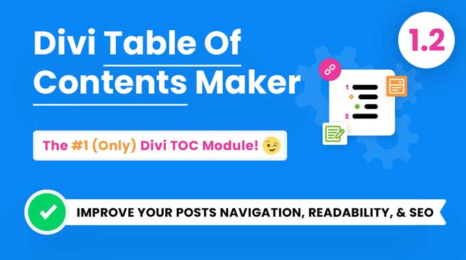 The Divi Table Of Contents Maker