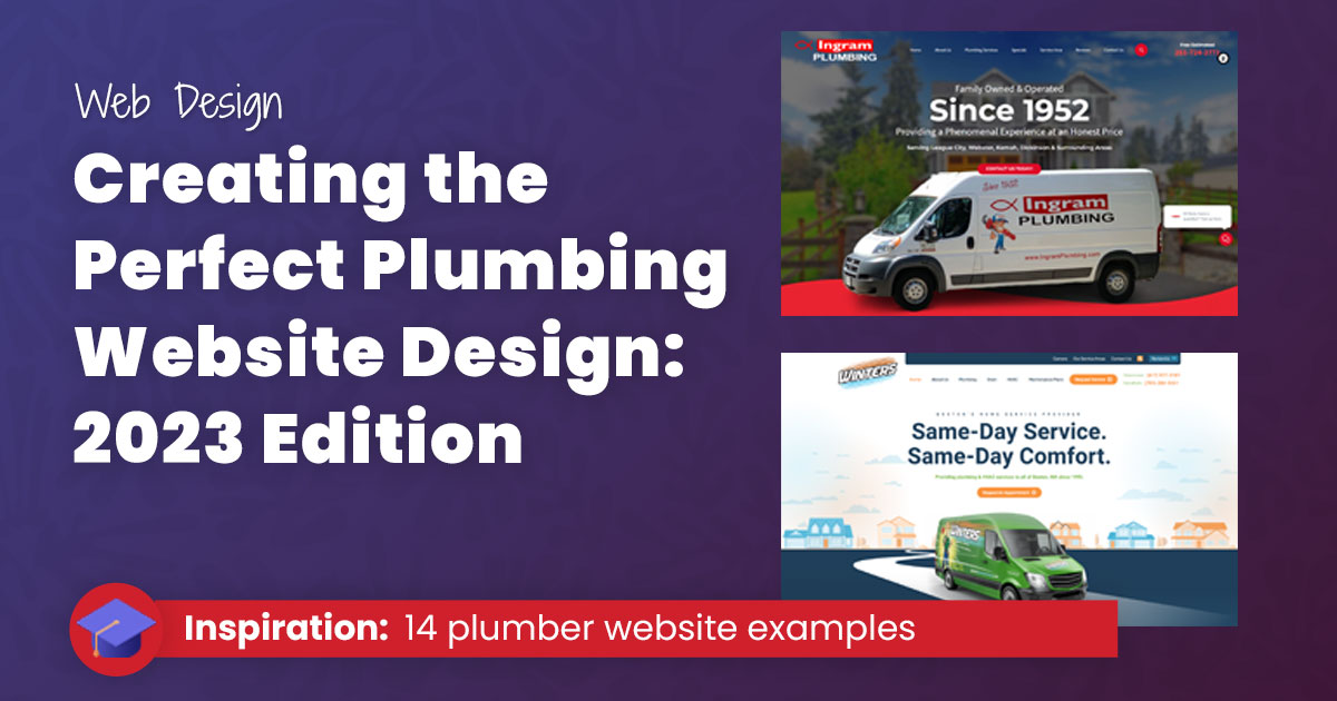 Creating the Perfect Plumbing site Design With 14 Examples