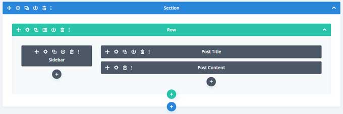 Create a 2 column post structure