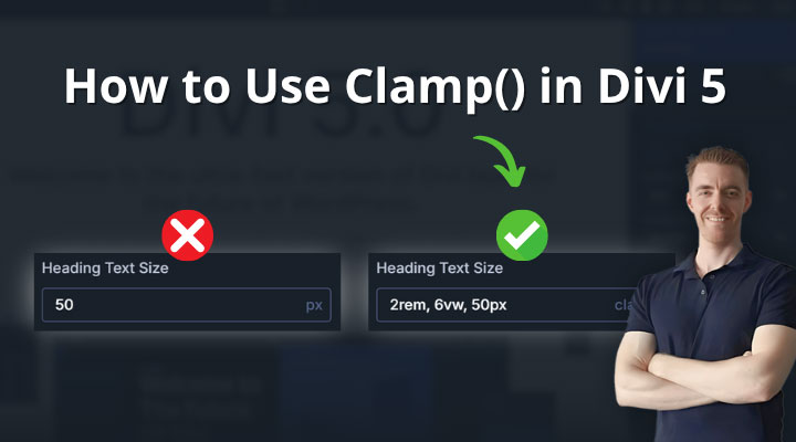 How to use CSS clamp() in Divi 5