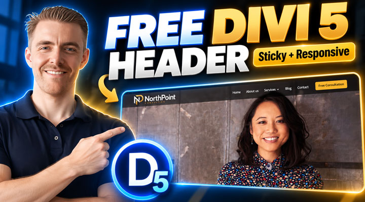 Create a transparent header in Divi 5.